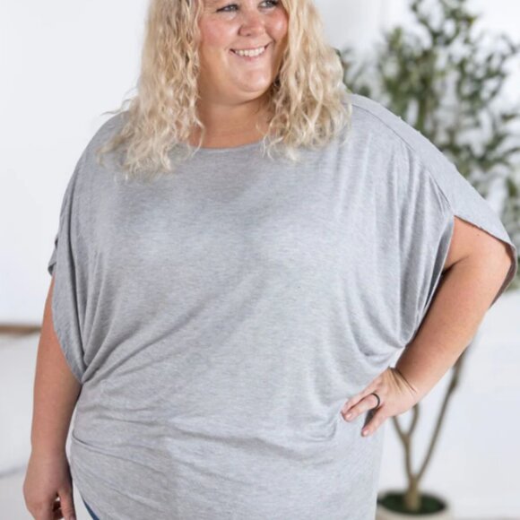 NWT Michelle Mae Darcy Dolman Top Rose Size 4X - Picture 3 of 3